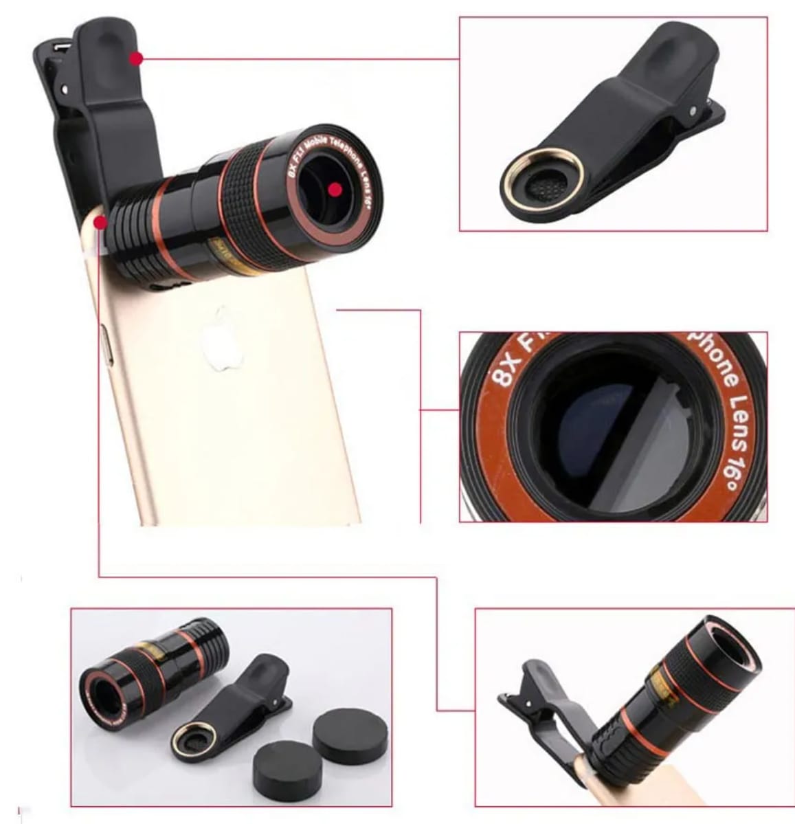 TELESCOPIO MONOCULAR PARA SMARTPHONE