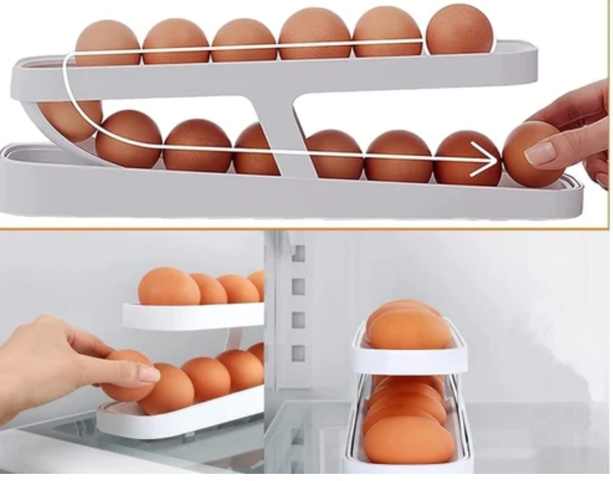 DISPENSADOR DE HUEVOS DE 2 NIVELES