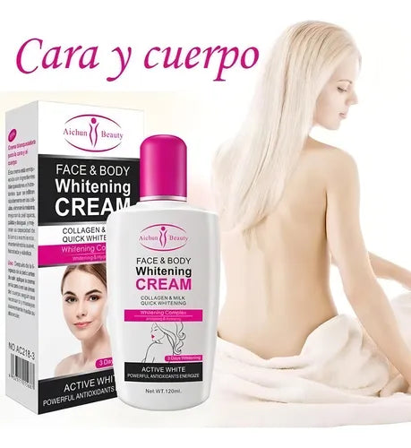 Crema Blanqueadora Rostro y Cuerpo