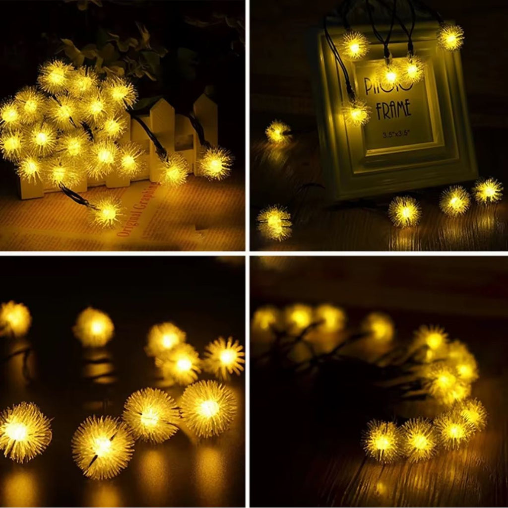 Guirnaldas de Luces Diente de leon solar