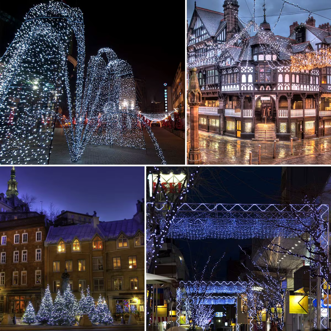 GUIRNALDA 400 LAMPARA LINEAL SOLAR 24MTS