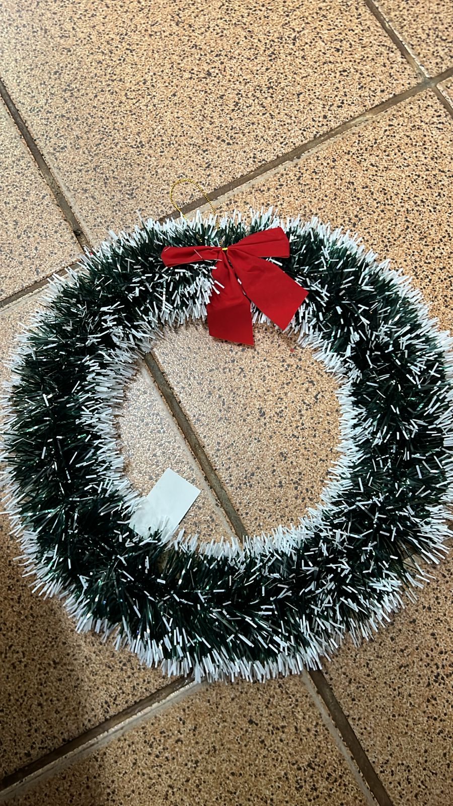 Adorno navideño p/ puerta 30cm